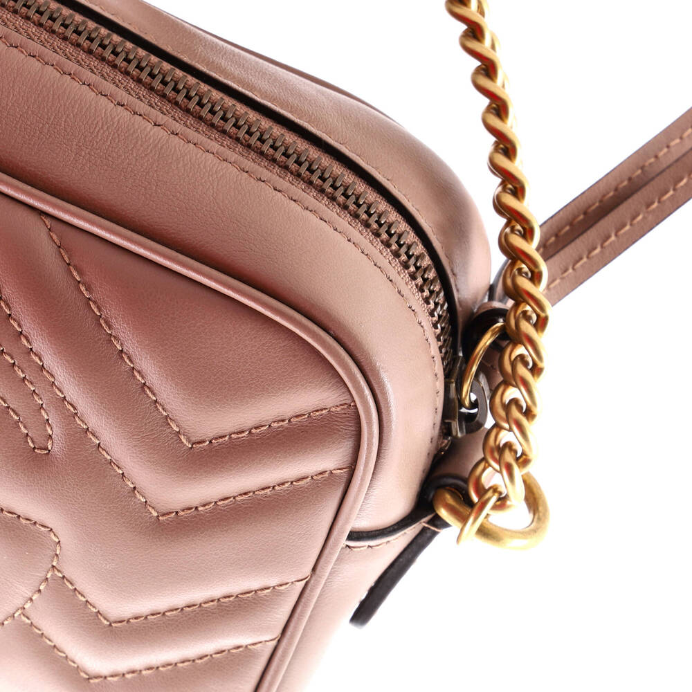 Gucci Gg Marmont Shoulder Bag Matelasse #257060G12B - Picture 6 of 8